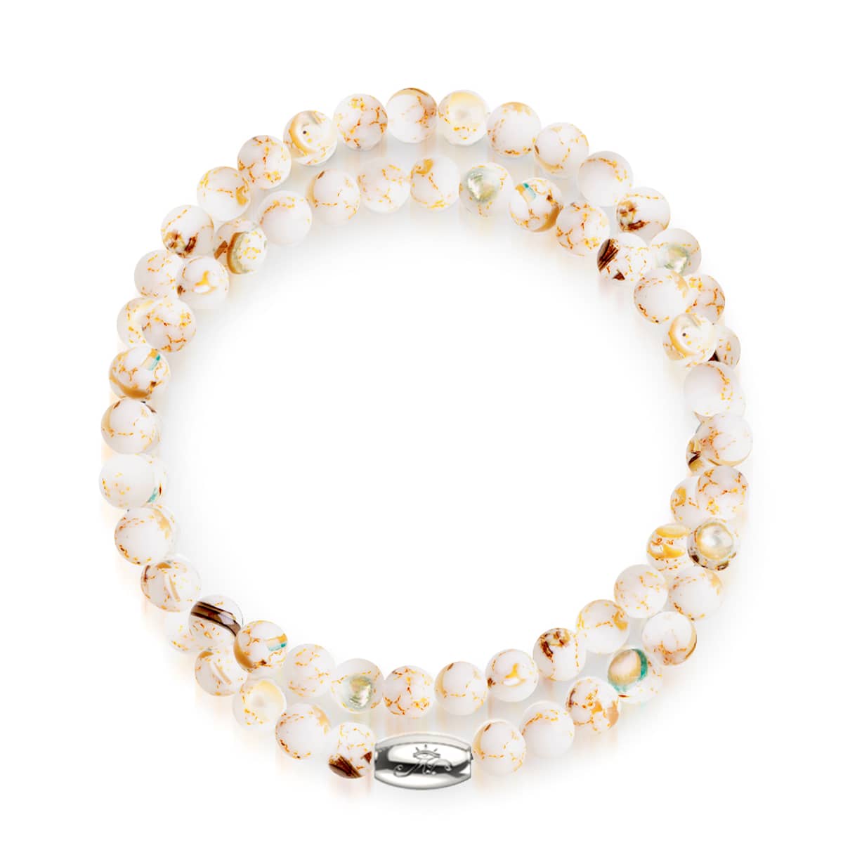 White | Silver | Gilded Turquoise Gemstone Wrap